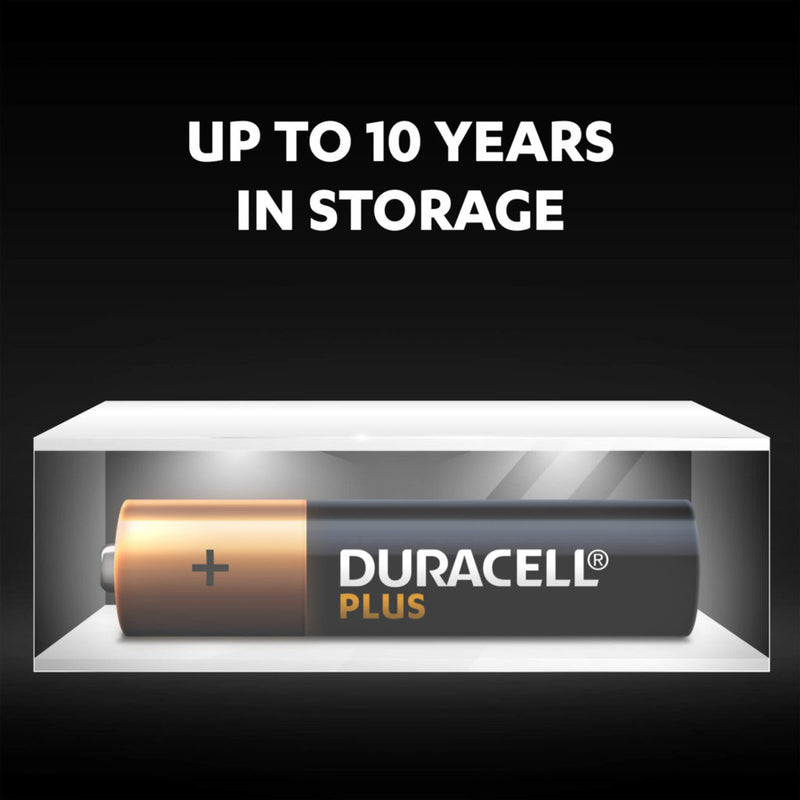 Duracell Plus AAA LR03 Batteries | 8 Pack