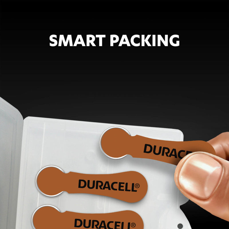 Duracell Activair Size 312 | Brown | Easytab Hearing Aid Batteries | 6 Pack
