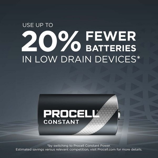 Duracell Procell D LR20 PC1300 Batteries | Tray of 100