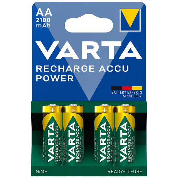 Varta Accu AA HR6 2100mAh Rechargeable Batteries | 4 Pack