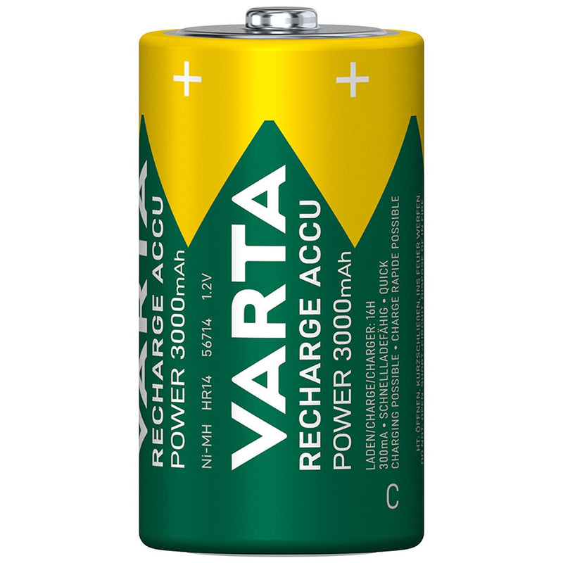 Varta Accu C LR14 3000mAh Rechargeable Batteries | 2 Pack