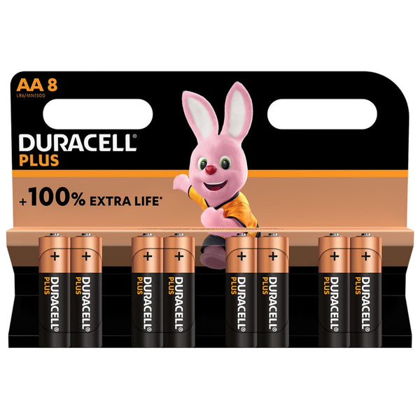 Duracell Plus AA LR6 Batteries | 8 Pack