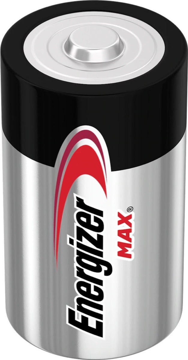 Energizer Max D LR20 Alkaline Batteries | 4 Pack