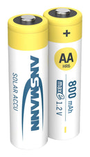 Ansmann Solar Garden Lights AA HR6 800mAh Rechargeable Batteries | 2 Pack
