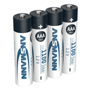 Ansmann High Capacity AAA HR03 1100mAh Rechargeable Batteries | 4 Pack