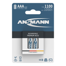 Ansmann High Capacity AAA HR03 1100mAh Rechargeable Batteries | 4 Pack