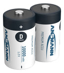 Ansmann Max-E D HR20 8500mAh Pre-Charged Rechargeable Batteries | 2 Pack