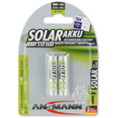 Ansmann Solar Garden Lights AAA 550mAh Rechargeable Batteries | 2 Pack, Main image
