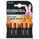 Duracell Optimum AA LR6 Batteries | 4 Pack