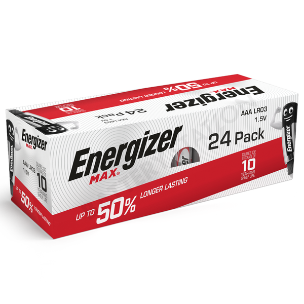 Energizer Max AAA LR03 Alkaline Batteries | 24 Pack