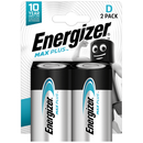 Energizer MaxPlus D LR20 Batteries | 2 Pack, Main image