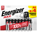 Energizer Max AA LR6 Alkaline Batteries | 8 Pack, Main image