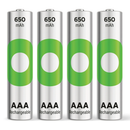 GP ReCyko+ AAA HR03 650mAh Rechargeable Batteries | 4 Pack