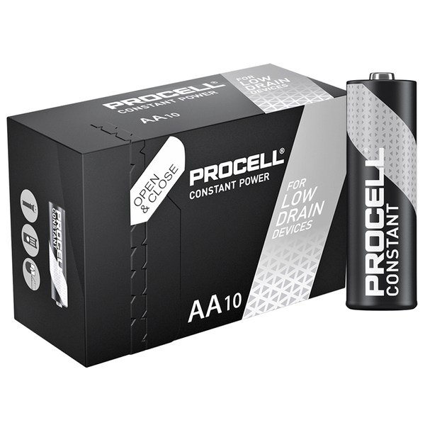 Duracell Procell Constant AA LR6 PC1500 Batteries | Box of 10