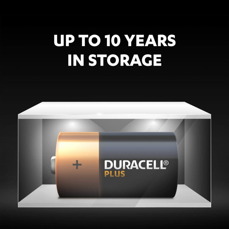 Duracell Plus C LR14 Batteries | 12 Bulk Pack