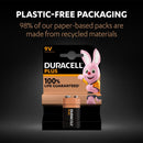 Duracell Plus 9V 6LR61 PP3 Batteries | 10 Bulk Pack, Image 5