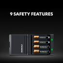 Duracell Hi-Speed Battery Charger CEF14 | inc 2 AA & 2 AAA Batteries, Image 4