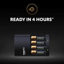 Duracell Hi-Speed Battery Charger CEF14 | inc 2 AA & 2 AAA Batteries, Image 3