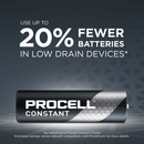 Duracell Procell Constant AAA LR03 PC2400 Batteries | Box of 100, Image 4