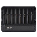 Xtar MX8 8-Slot 1.5V, 3.7V Lithium & AA/AAA NiMH Smart Charger