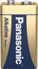 Panasonic Alkaline Power (Bronze) 9V PP3 6LR61 Battery | 1 Pack, Image 2