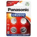 Panasonic CR2032 Coin Cell Batteries | 4 Pack