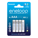 Panasonic Eneloop AAA HR03 800mAh Rechargeable Batteries | 4 Pack, Main image