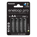 Panasonic Eneloop Pro AA HR6 2500mAh Rechargeable Batteries | 4 Pack, Main image
