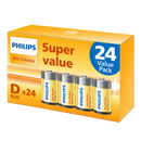 Philips Zinc D LR20 Batteries | 24 Pack