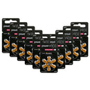 PowerOne Evolution Size 312 | Brown | Hearing Aid Batteries | 60 Pack