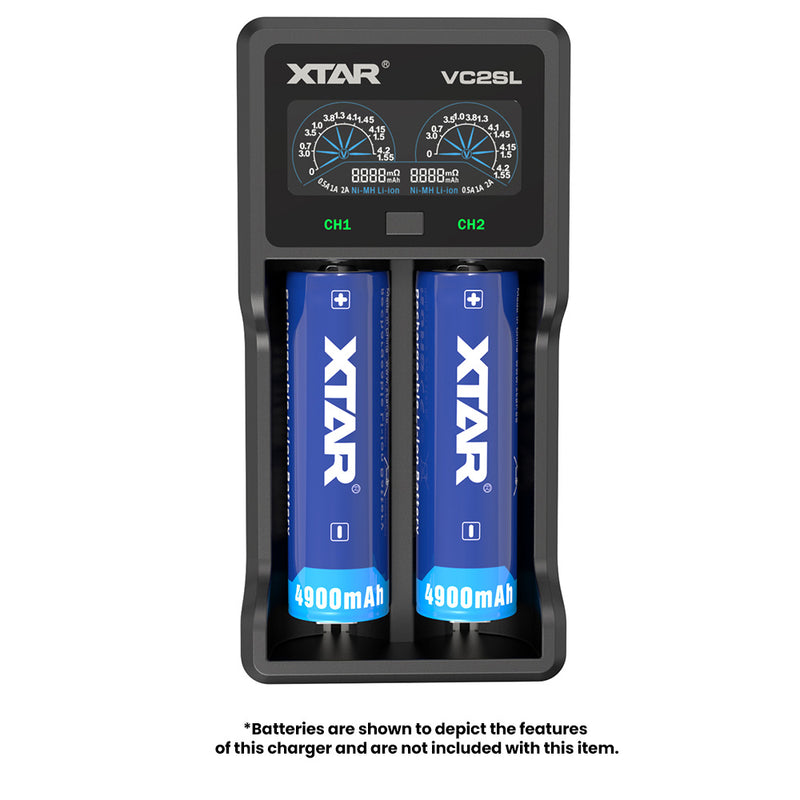 Xtar VC2SL Fast Charger for Li-ion Batteries