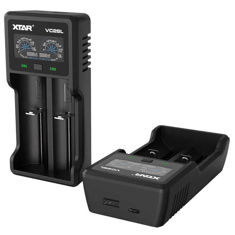 Xtar VC2SL Fast Charger for Li-ion Batteries