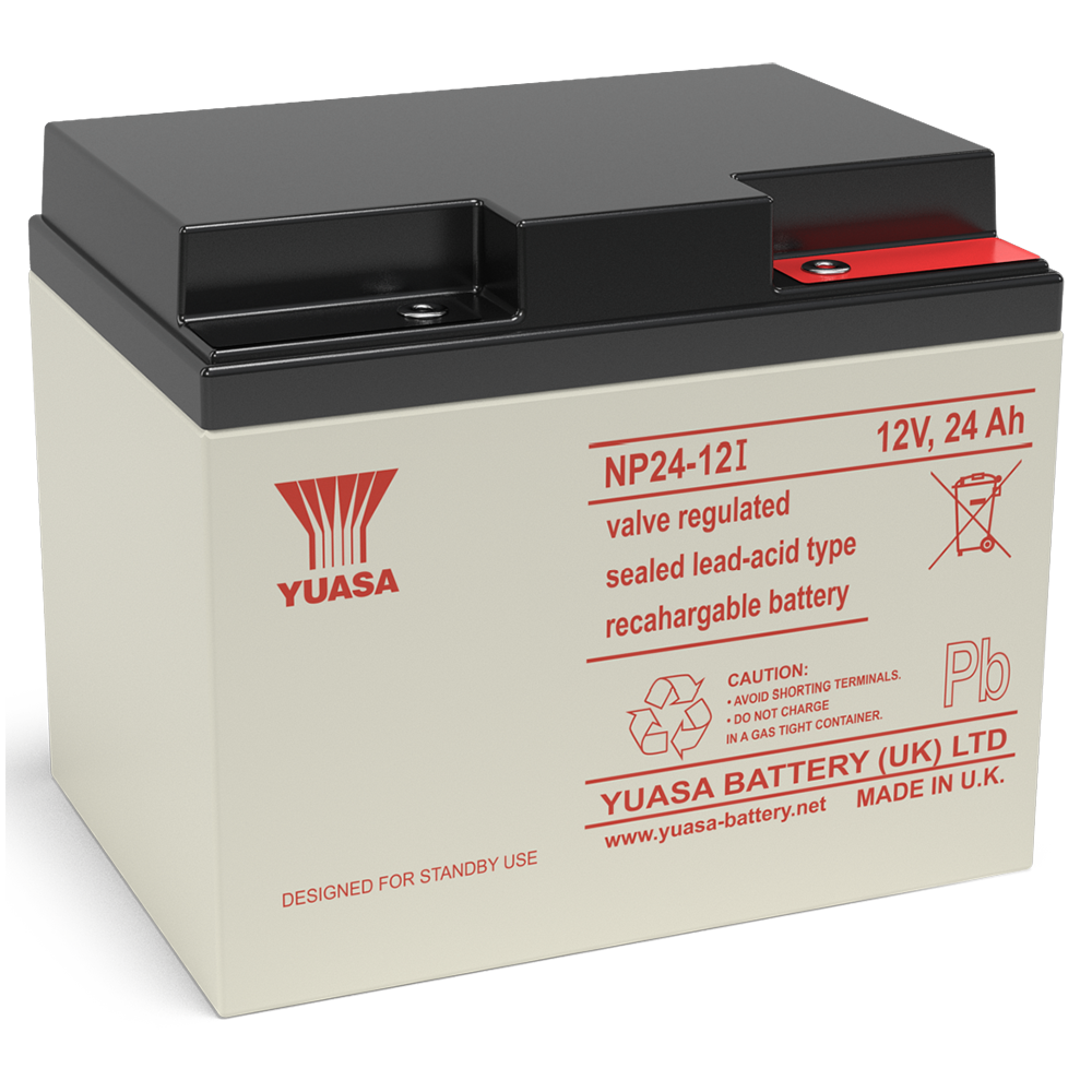 Battery Code 24 Yuasa NP24-12 VRLA Sealed Lead Acid Battery