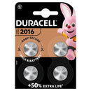 Duracell CR2016 DL2016 Coin Cell Lithium Batteries | 4 Pack, Main image
