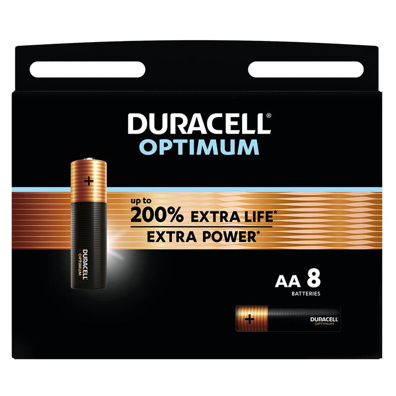 Duracell Optimum AA LR6 Batteries | 8 Pack