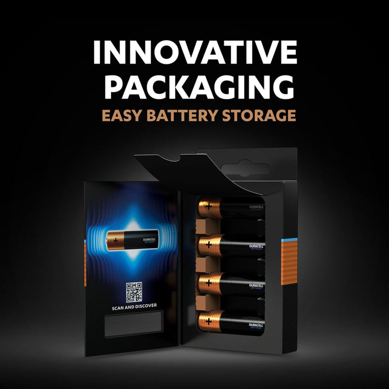 Duracell Optimum AAA LR03 Batteries | 4 Pack
