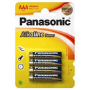 Panasonic Alkaline Power (Bronze) AAA LR03 Batteries | 4 Pack, Main image