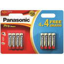 Panasonic Pro Power AAA LR03 Batteries | 8 Pack, Main image