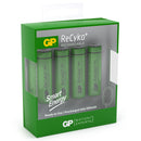 GP ReCyko+ AAA HR03 400mAh Rechargeable Batteries | 4 Pack, Main image