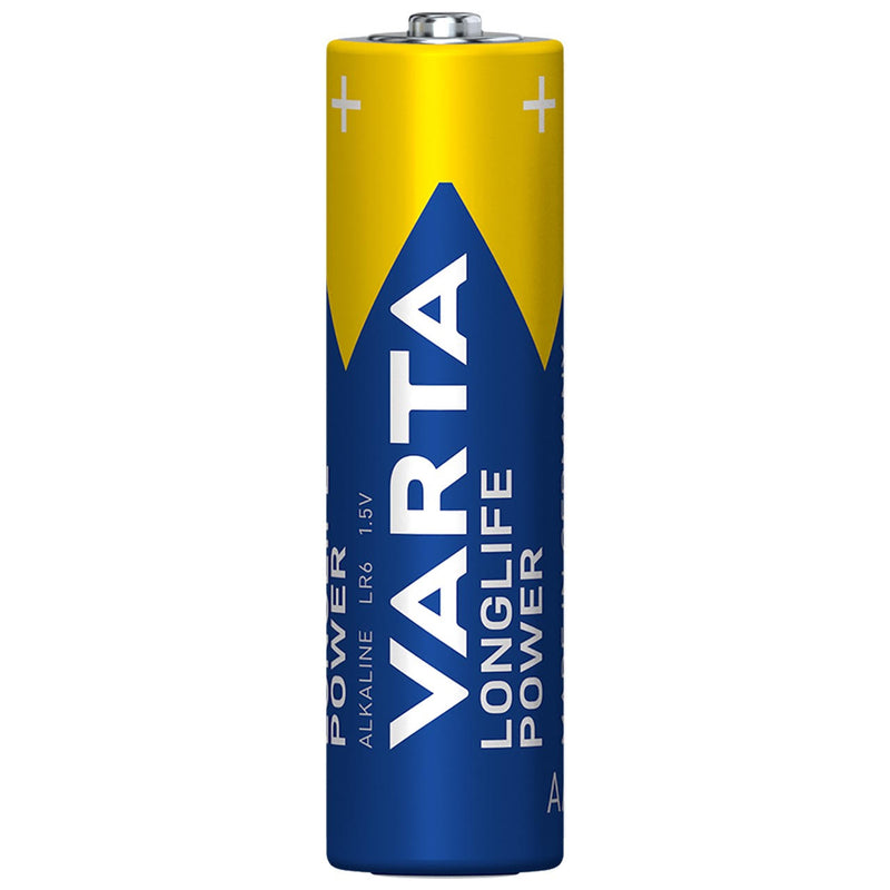 Varta Longlife Power AA LR6 Alkaline Batteries | 8 Pack