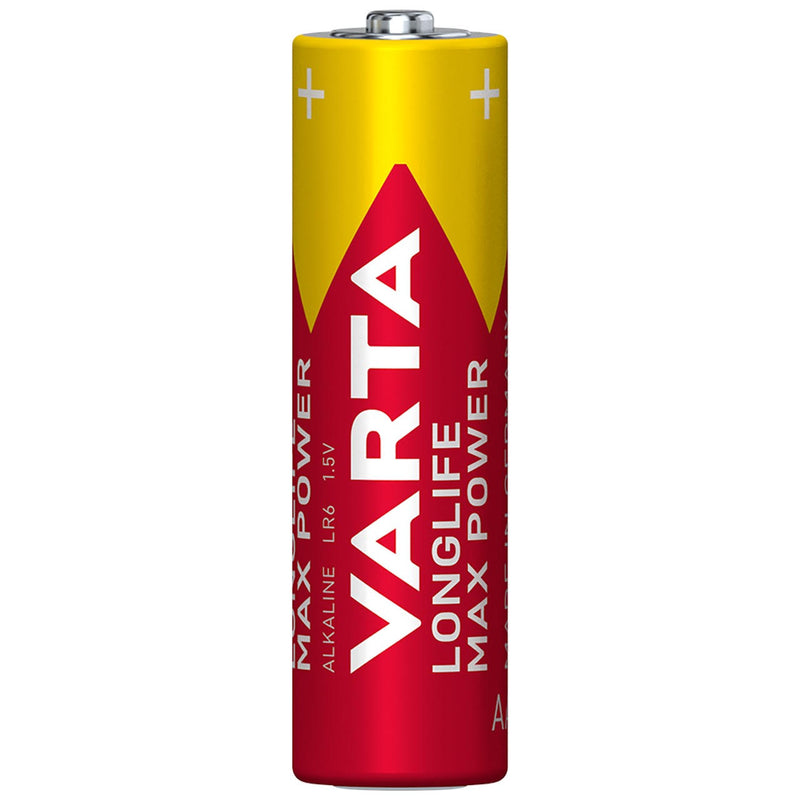 Varta Longlife Max Power AA LR6 Alkaline Batteries | 12 Pack