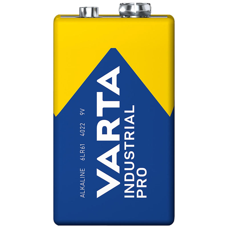 Varta Industrial Pro 4022 9V PP3 6LR61 Batteries | Box of 20