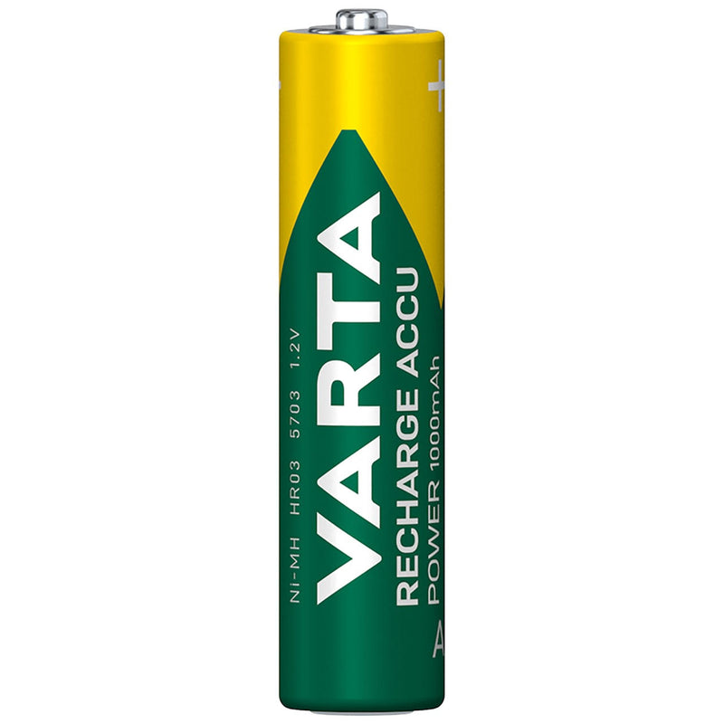 Varta Accu AAA HR03 1000mAh Rechargeable Batteries | 4 Pack