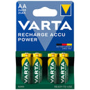 Varta Accu AA HR6 2600mAh Rechargeable Batteries | 4 Pack, Main image