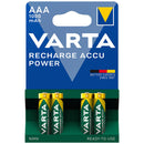 Varta Accu AAA HR03 1000mAh Rechargeable Batteries | 4 Pack, Main image