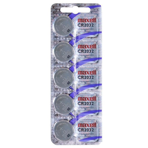 Maxell CR2032 Coin Cell Batteries | 5 Pack
