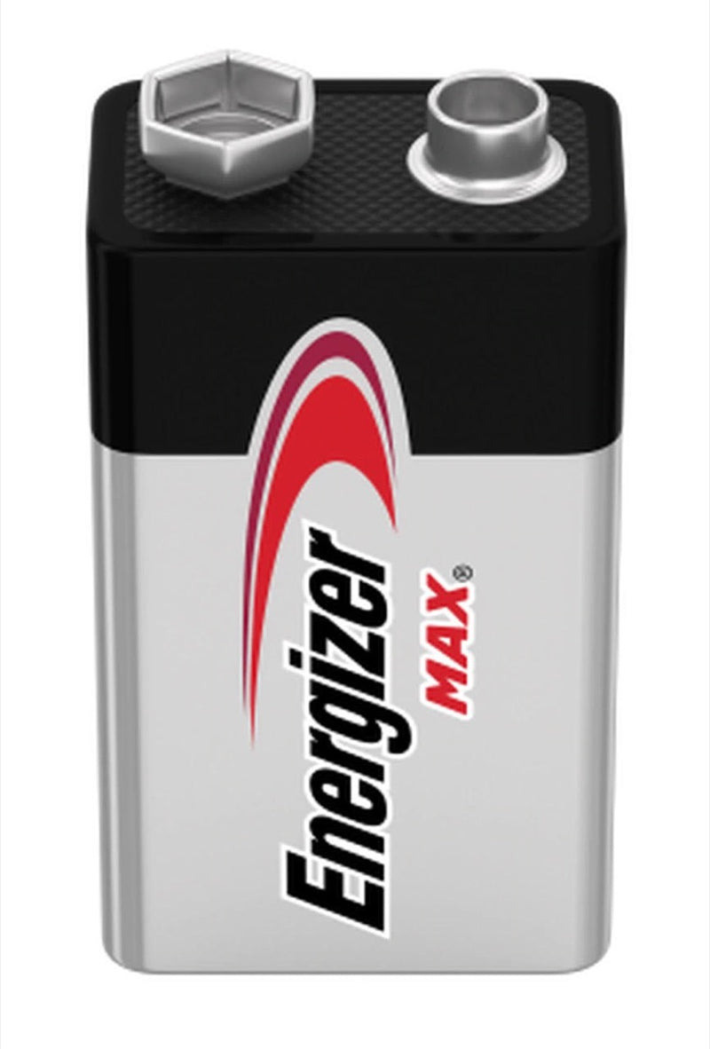 Energizer Max 9V PP3 6LR61 Alkaline Batteries | 2 Pack