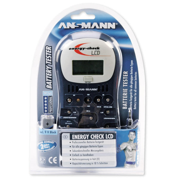 Ansmann Energy Check LCD 4000392 Battery Tester