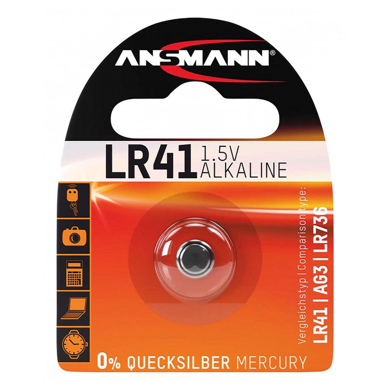 Ansmann LR41 Alkaline Battery | 1 Pack