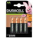 Duracell Rechargeable AA LR6 1300mAh Rechargeable Batteries | 4 Pack, Main image